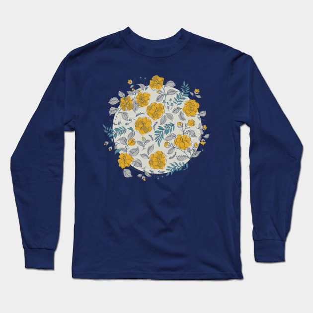 Camellia Bushes Long Sleeve T-Shirt by YuanXuDesign